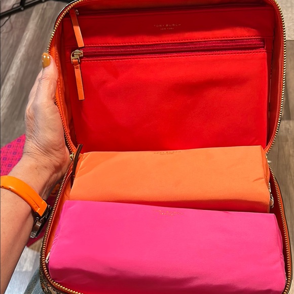 Tory Burch 4 in 1  Colorful Cosmetic Bags Set - Picture 13 of 16